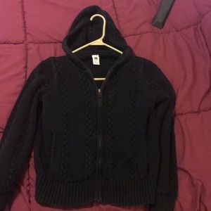 GAP hooded zipper sweater
